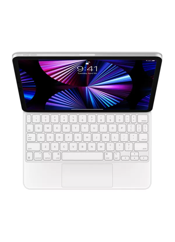 Tech Accessories>APPLE Magic Keyboard For Ipad Pro 11-Inch (3Rd Generation) And Ipad Air (4Th Generation) Us English White